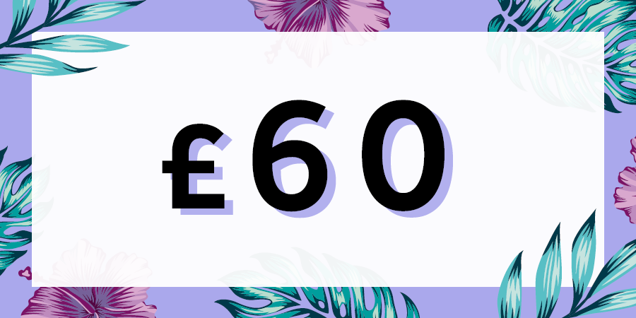 £60 gift card value